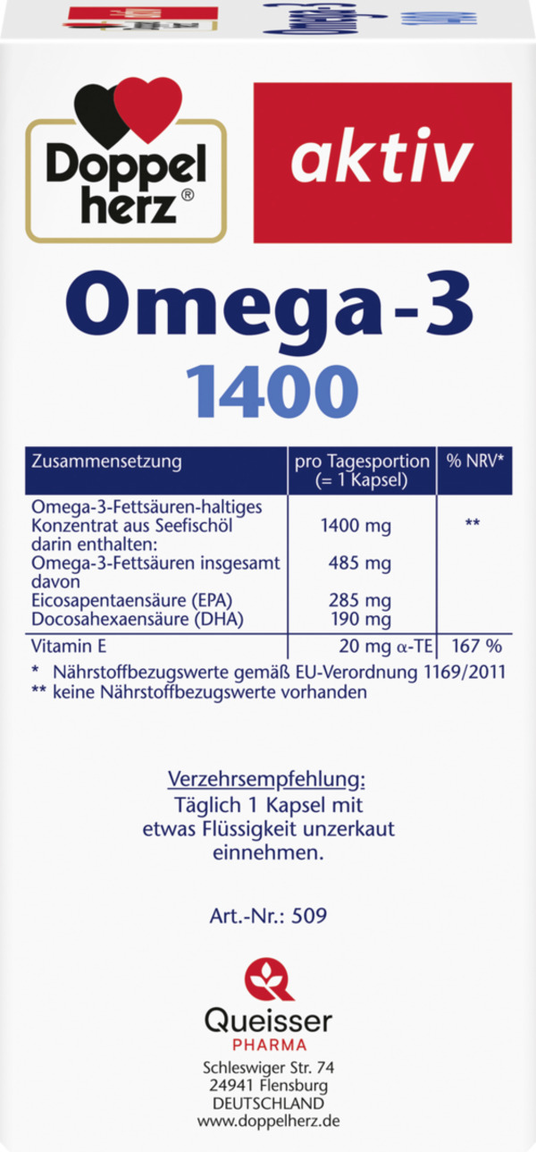 Bild 3 von Doppelherz aktiv Omega-3 1400 Kapseln