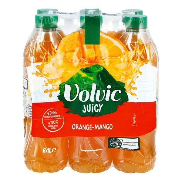 Bild 1 von Volvic Juicy Orange-Mango 1 Liter, 6er Pack