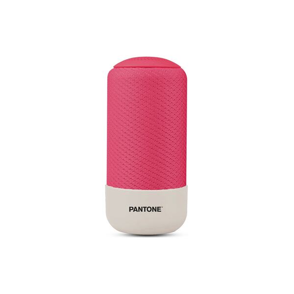 Bild 1 von PANTONE Mobiler Lautsprecher Bluetooth pink   Ausgangsleistung 5 W   Bluetooth 5.0-Technologie   mit Stoff überzogen