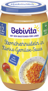 Bebivita Bio Sternchennudeln in Kürbis-Gemüse-Sauce