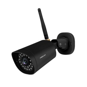 Foscam G4P 4MP HD Außenkamera WLAN IP Überwachungskamera, schwarz