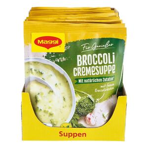 Maggi Für Genießer Broccoli-Cremesuppe ergibt 0,5 Liter, 13er Pack