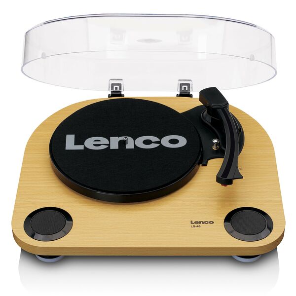 Bild 1 von Lenco LS-40WD - Plattenspieler mit integrierten Lautsprechern - Holz