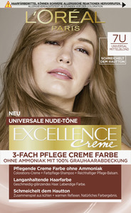 L’Oréal Paris Excellence Nude Creme 7U Universal Mittelblond