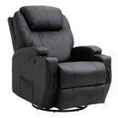 Bild 1 von HOMCOM Massagesessel mit Liegefunktion 84 x 92 x 109 cm (BxTxH)   Fernsehsessel TV Sessel Relaxsessel Sessel