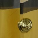Bild 1 von Bella Casa Dekomagnet Magnet Kühlschrankmagnet Pinnwandmagnet, Schnecke Ø 65 mm, gold-matt, 2 Stück