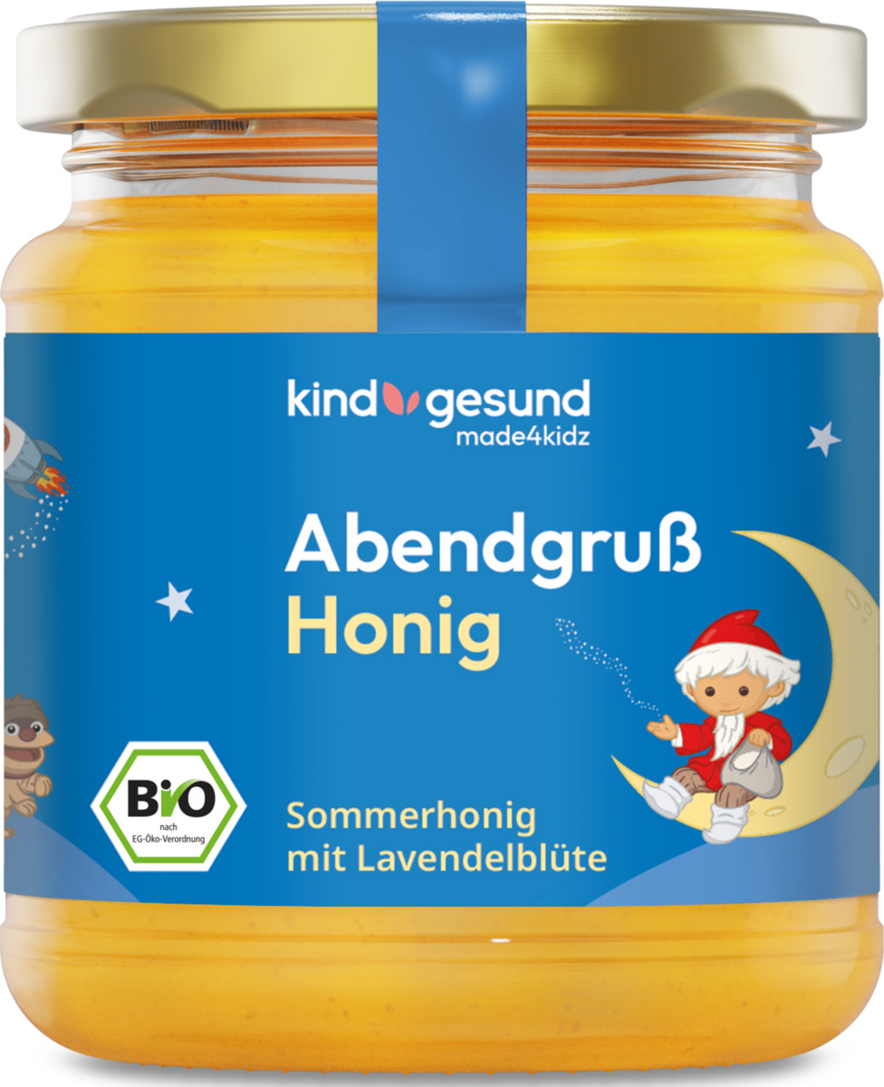 Bild 1 von kindgesund Bio Sandmännchen Abendgruß Honig, 240 g