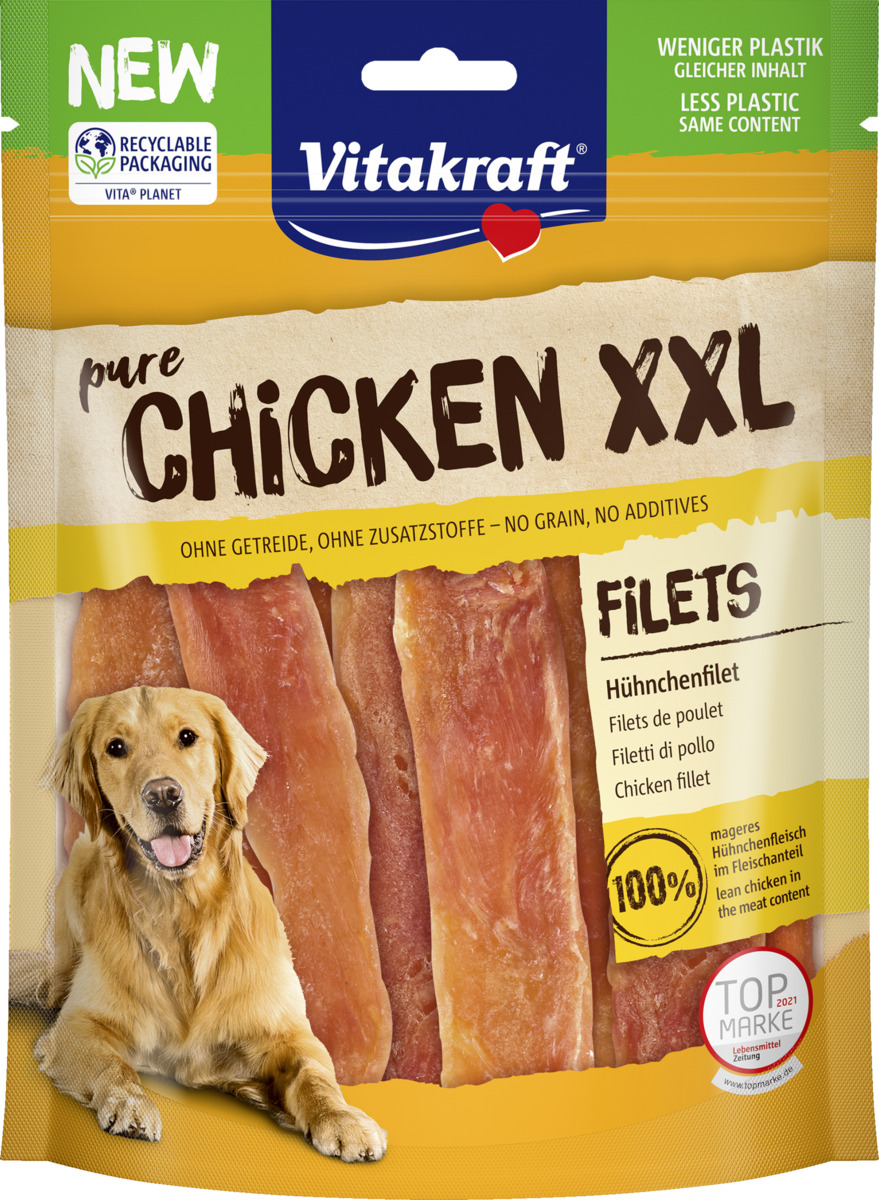 Bild 1 von Vitakraft pure CHICKEN XXL Hühnchenfilet, 250 g