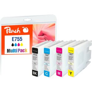 Peach Spar Pack XL Tintenpatronen kompatibel zu Epson T755XL