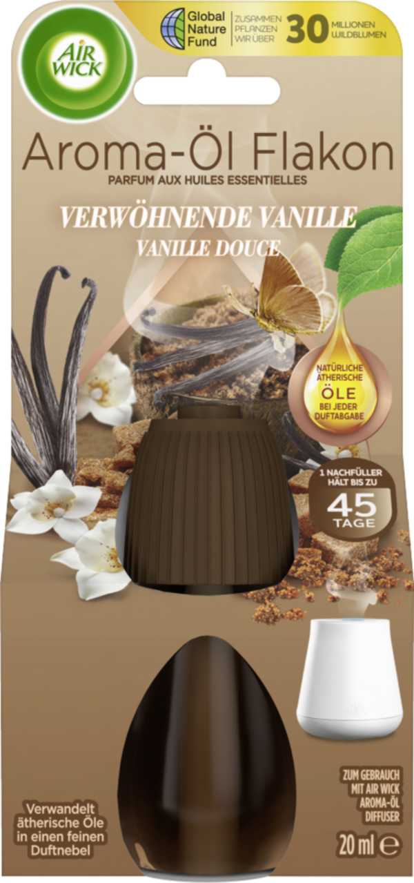 Bild 1 von Air Wick Fühl dich wohl Aroma-Öl Flakon Nachfüller Verwöhnende Vanille