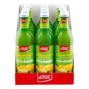 Fruchtstern Zitronensaft 0,75 Liter, 12er Pack