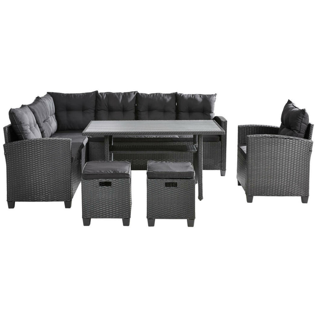 Bild 1 von Ambia Garden Dining-Loungeset  Anthrazit  Metall