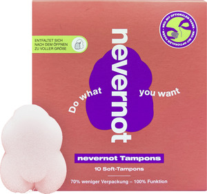 nevernot 10er Pack Soft-Tampons