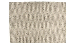 Naturteppich grau Wolle Maße (cm): B: 170 H: 1,5 Teppiche