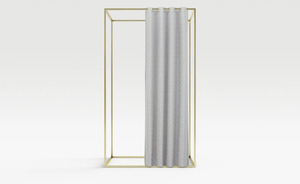 Ösenschal silber 100% Polyester Maße (cm): B: 140 H: 245 Gardinen & Sichtschutz