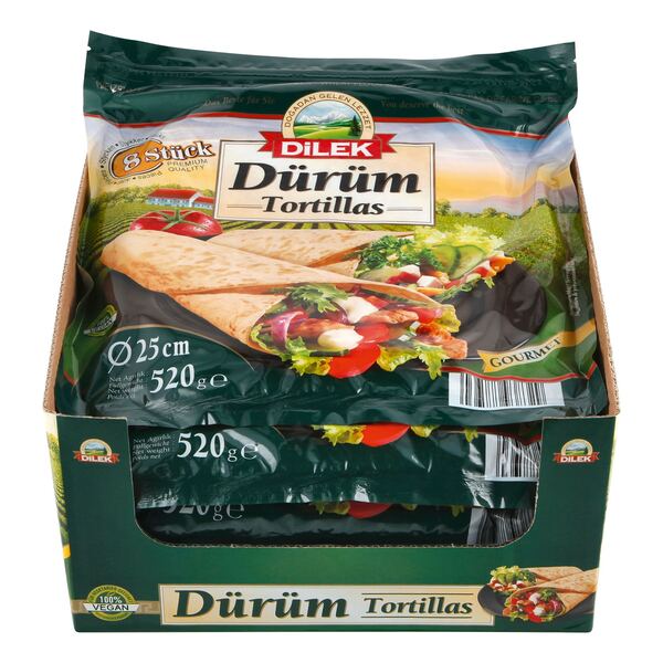 Bild 1 von Dilek Dürüm Tortillas 520 g, 8er Pack