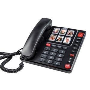 Fysic Schnurgebundenes Telefon FX-3930 mit großen Fototasten und Zahlen