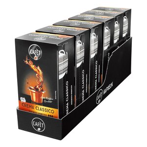 Cafet für Cremesso Crema Classico Kaffee 16 Kapseln 88 g, 6er Pack