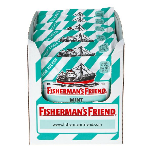 Bild 1 von Fishermans, ohne Zucker Fishermans Friend Mint 25 g, 24er Pack
