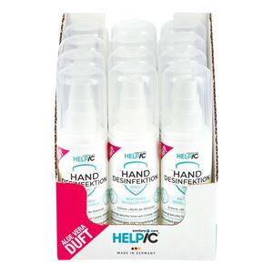 Helpic Hand Desinfektinsspray 100 ml, 12er Pack