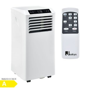 Juskys Lokales Klimagerät MK950W2 mit Fernbedienung & Timer - 2,6 kW – 3in1 Klimaanlage zur Kühlung