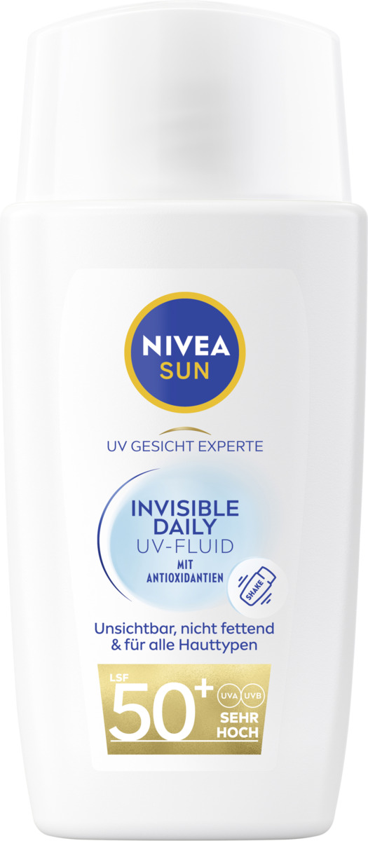 Bild 1 von NIVEA SUN UV Gesicht Experte Invisible Daily UV-Fluid LSF 50+, 40 ml