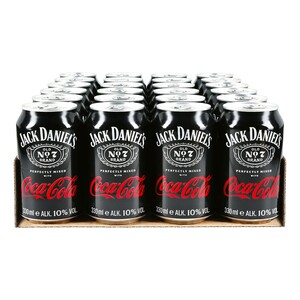 Jack Daniels & Cola 10,0 % vol 0,33 Liter, 24er Pack