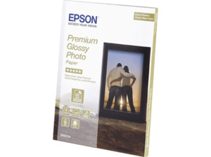 EPSON C13S042154 glänzendes Premium Einzelblattpapier 13 x 18 cm