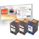 Bild 1 von Peach Spar Pack Plus Druckköpfe Tintenpatronen bk/c kompatibel zu HP No. 56*2, No. 57, SA342AE (wiederaufbereitet)
