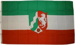 Flagge Nordrhein-Westfalen 90 x 150 cm