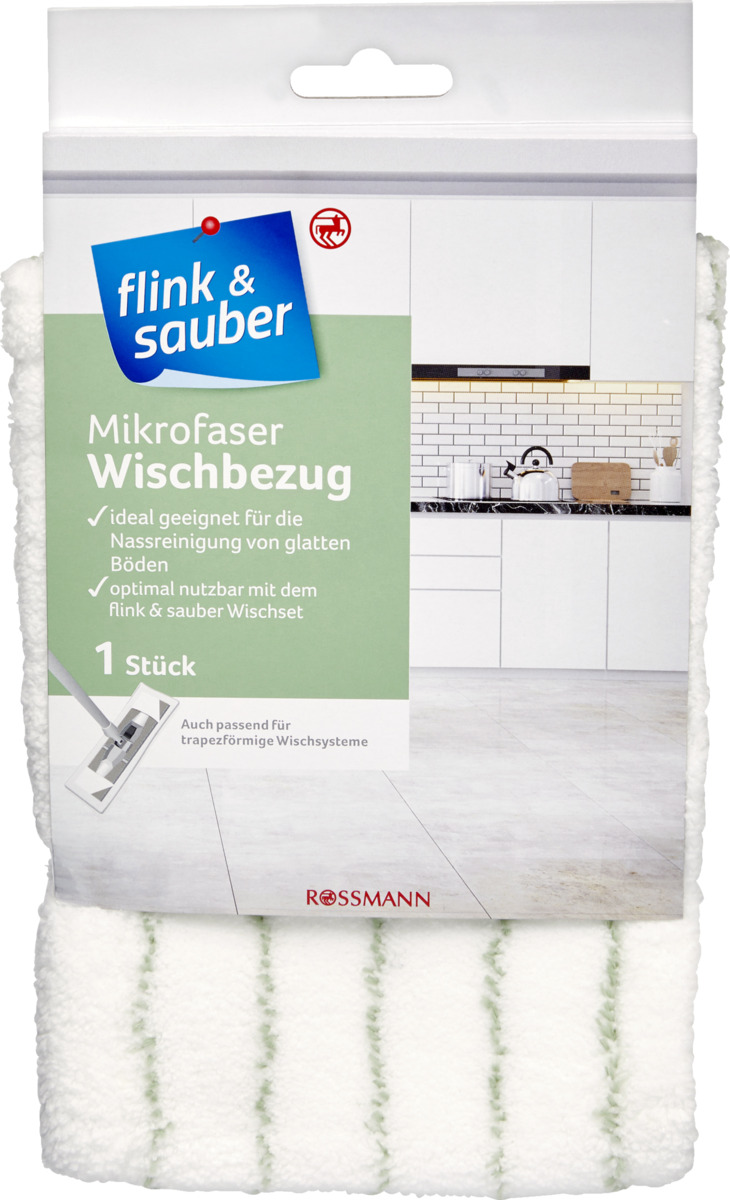 Bild 1 von flink & sauber 
            Mikrofaser Wischbezug