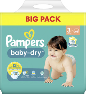 Pampers baby-dry Windeln Gr. 3 (6-10kg) Big Pack