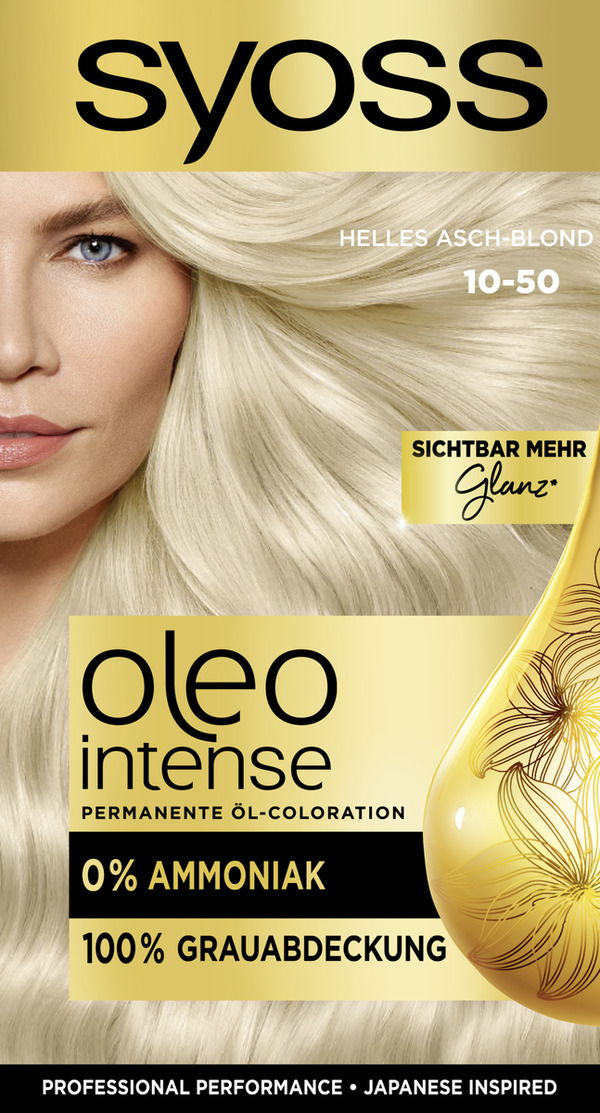 Bild 1 von Syoss Professional Performance oleo intense permanente Öl-Coloration 10-50 Helles Asch-Blond