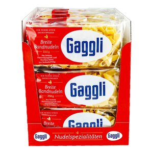 Gaggli Bandnudeln 250 g, 18er Pack