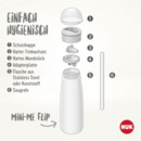 Bild 3 von NUK Mini-Me Flip Trinkflasche violett 450ml, ab 12 Monate