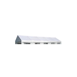 DEGAMO Ersatzdach / Dachplane PALMA für Zelt 4x10 Meter, PE weiss 180g/m², incl. Spanngummis