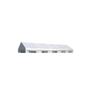 Bild 1 von DEGAMO Ersatzdach / Dachplane PALMA für Zelt 4x10 Meter, PE weiss 180g/m², incl. Spanngummis