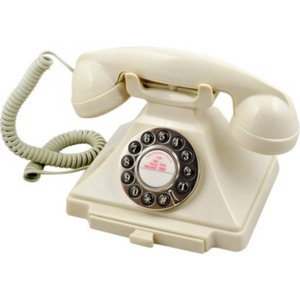 GPO Klassik Bakelit Telefon im 20er Jahre Design - elfenbein