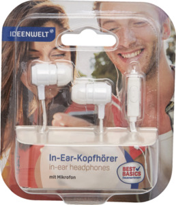 IDEENWELT Best Basics In-Ear-Kopfhörer weiß