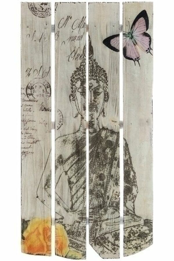 Bild 1 von MyFlair Holzwandbild Buddha Motiv "Buddha Meditation"