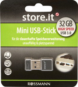 store.it Mini USB-Stick 3.0, 32 GB