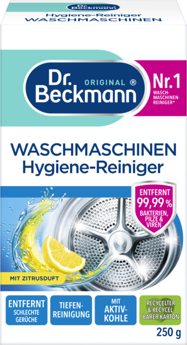 Bild 1 von Dr. Beckmann 
            Waschmaschinen Hygiene-Reiniger