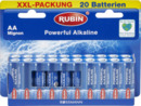 Bild 1 von RUBIN Powerful Alkaline Batterien AA Mignon