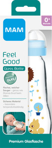 MAM Feel Good Glass Bottle 260ml blau