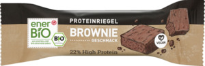 enerBiO veganer Proteinriegel Brownie