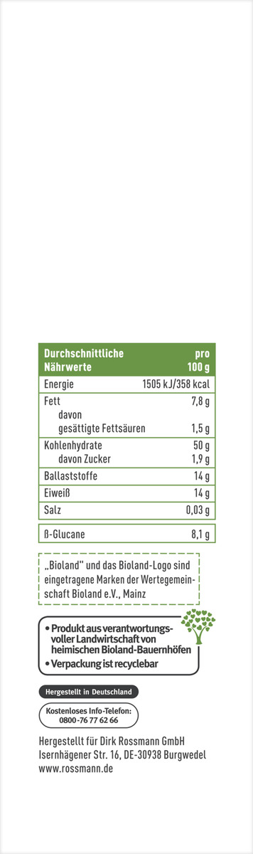 Bild 2 von enerBiO Haferkleie
