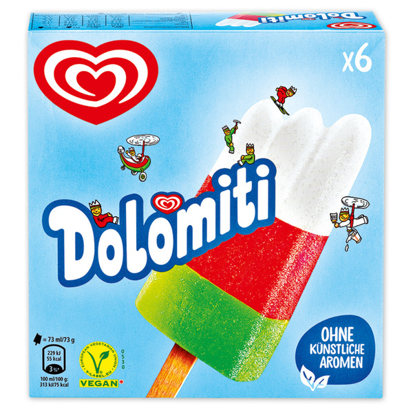 Bild 2 von Langnese Cuja Mara Split / Flutschfinger / Dolomiti