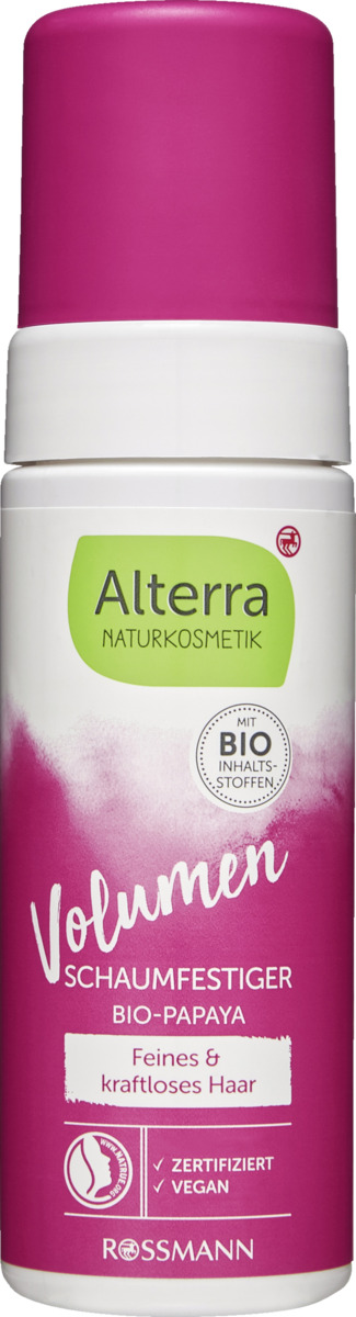 Bild 1 von Alterra 
            Volumen-Schaumfestiger Bio-Papaya & Bambus