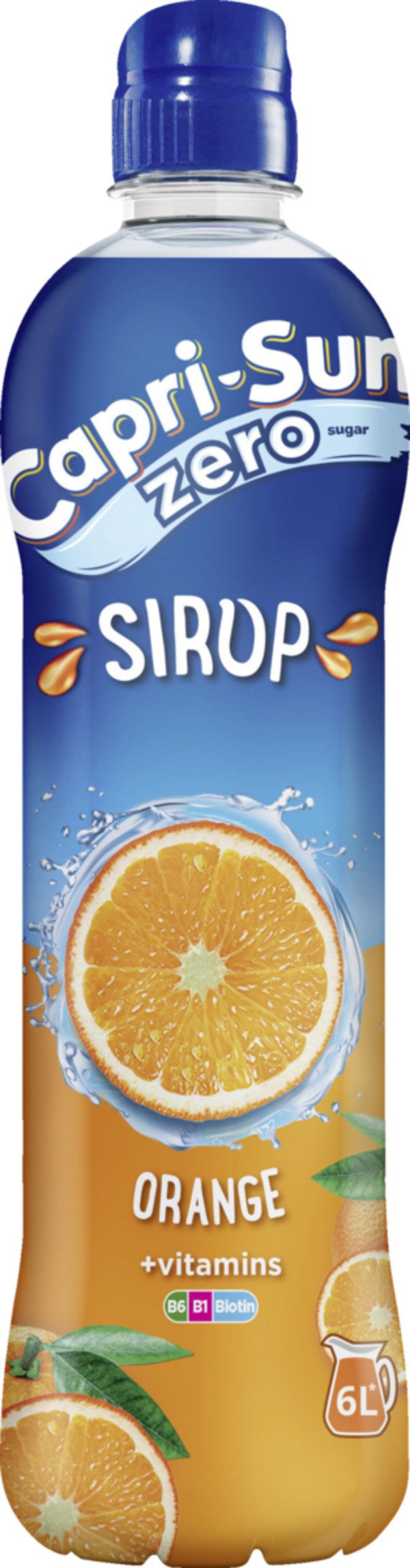 Bild 1 von Capri-Sun Sirup + Vitamine Orange zero sugar, 600 ml