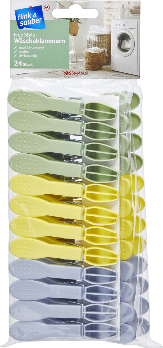 Bild 1 von flink & sauber 
            Free Style Wäscheklammern